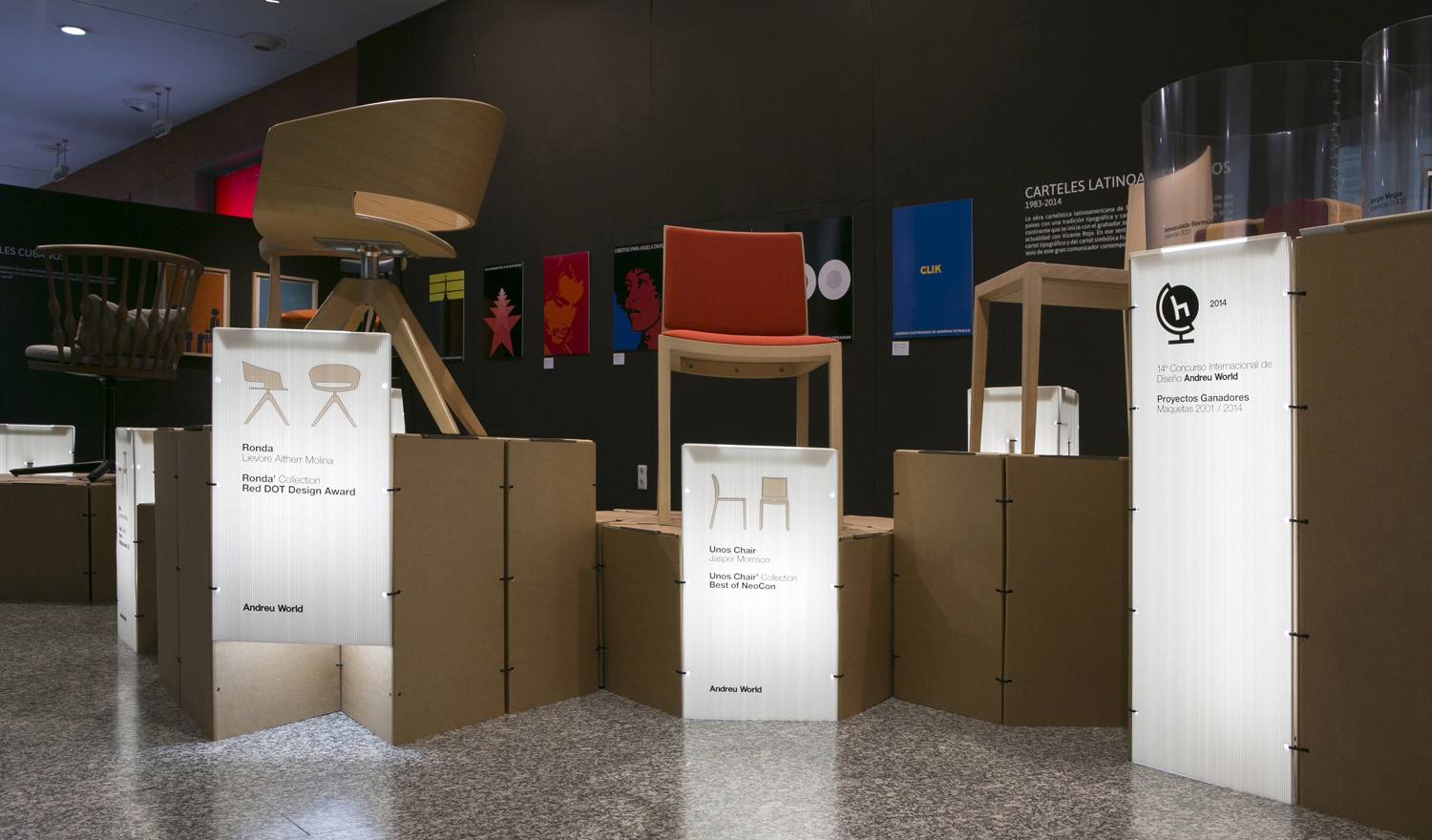 Exposición y entrega de Premios Internacionales de Diseño Andreu World 2014